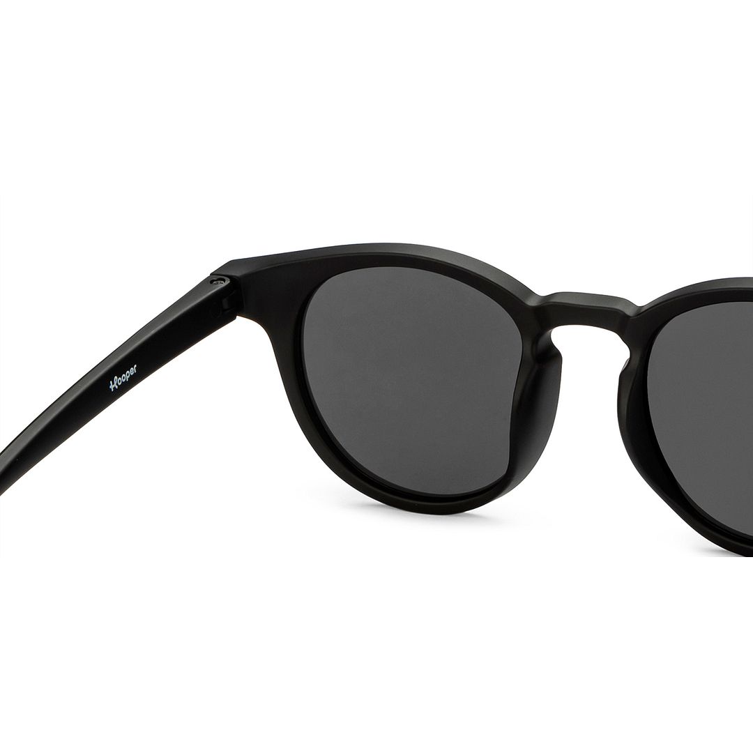 Hooper Black Full Rim Round right side