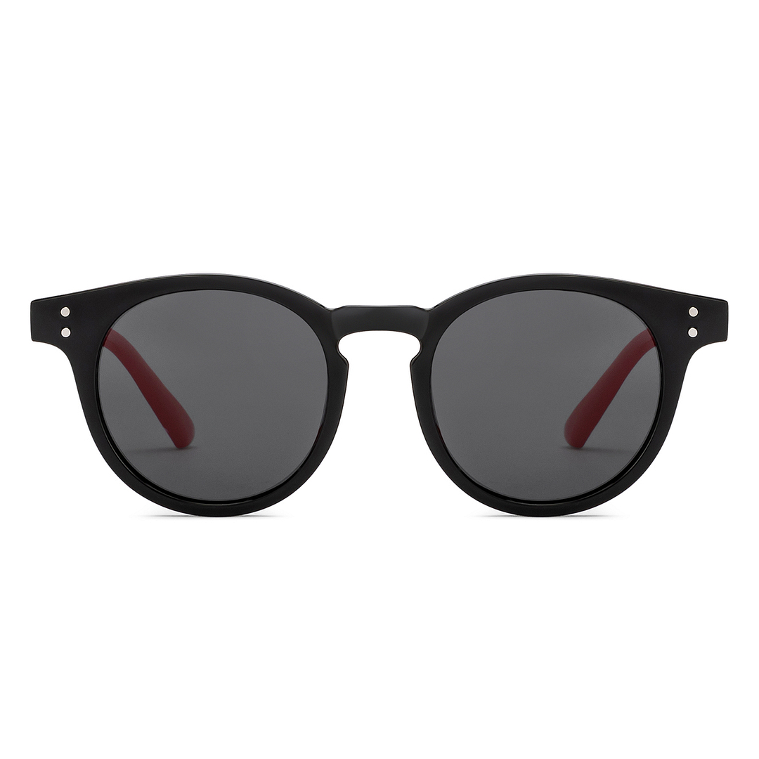 Hooper Black Full Rim Round left side