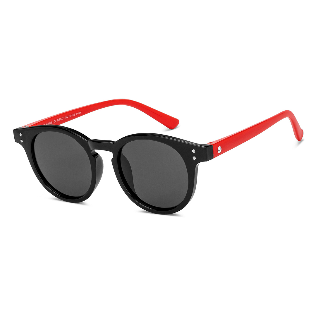 Hooper Black Full Rim Round right side