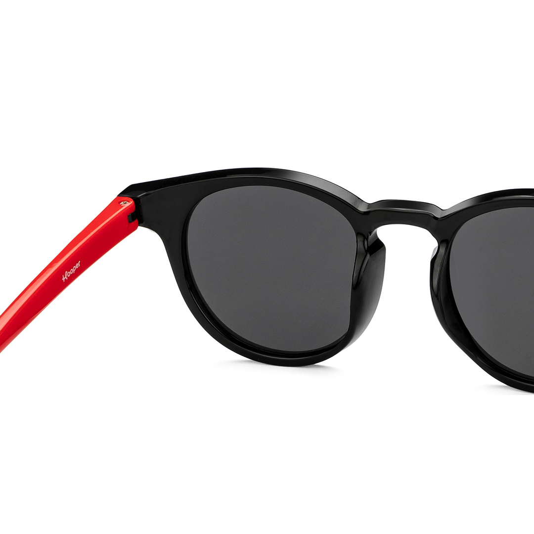 Hooper Black Full Rim Round right side