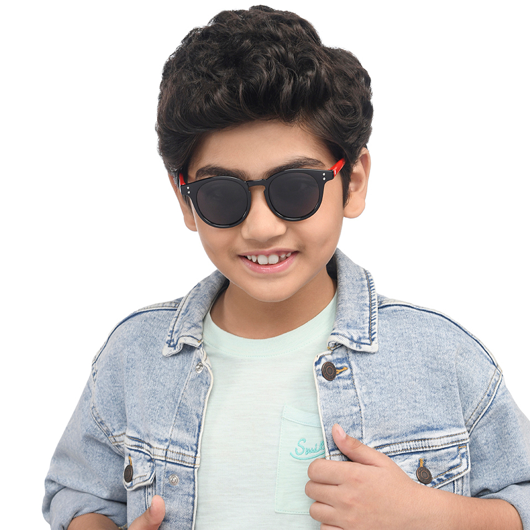 Hooper Black Full Rim Round right side