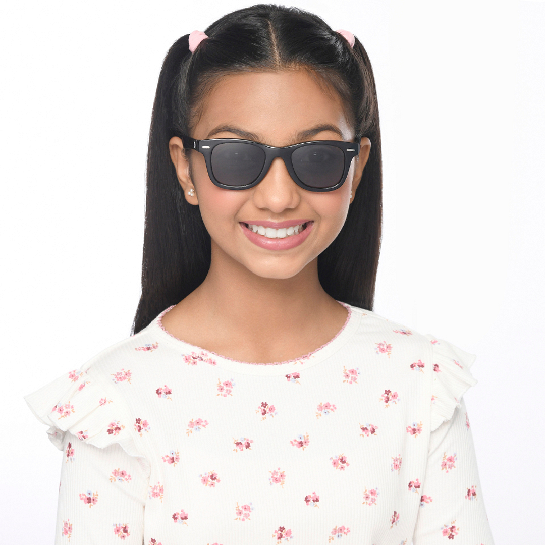 Hooper Black Full Rim Square left side