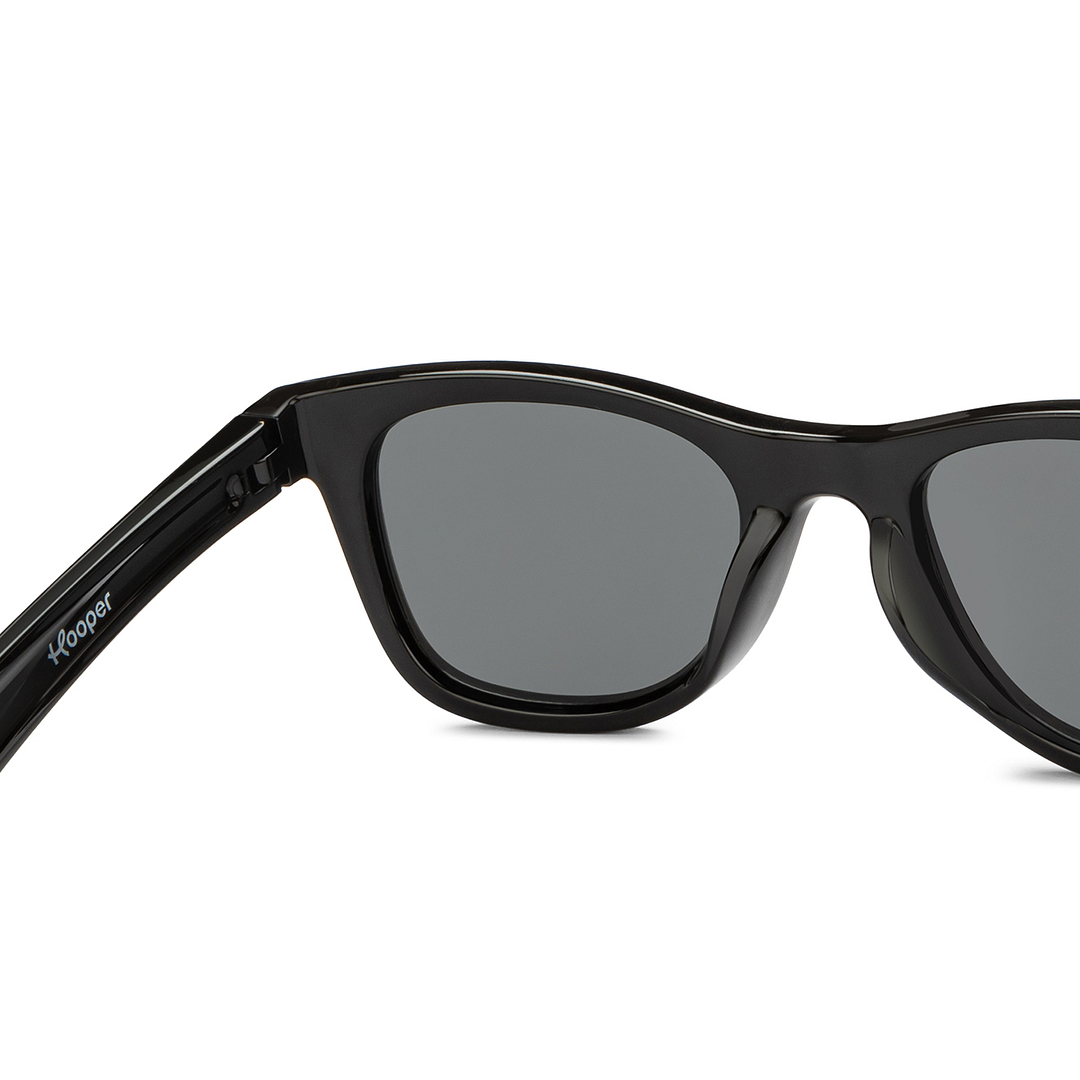 Hooper Black Full Rim Square right side