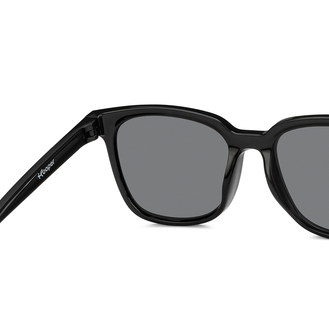 Hooper Black Full Rim Square right side