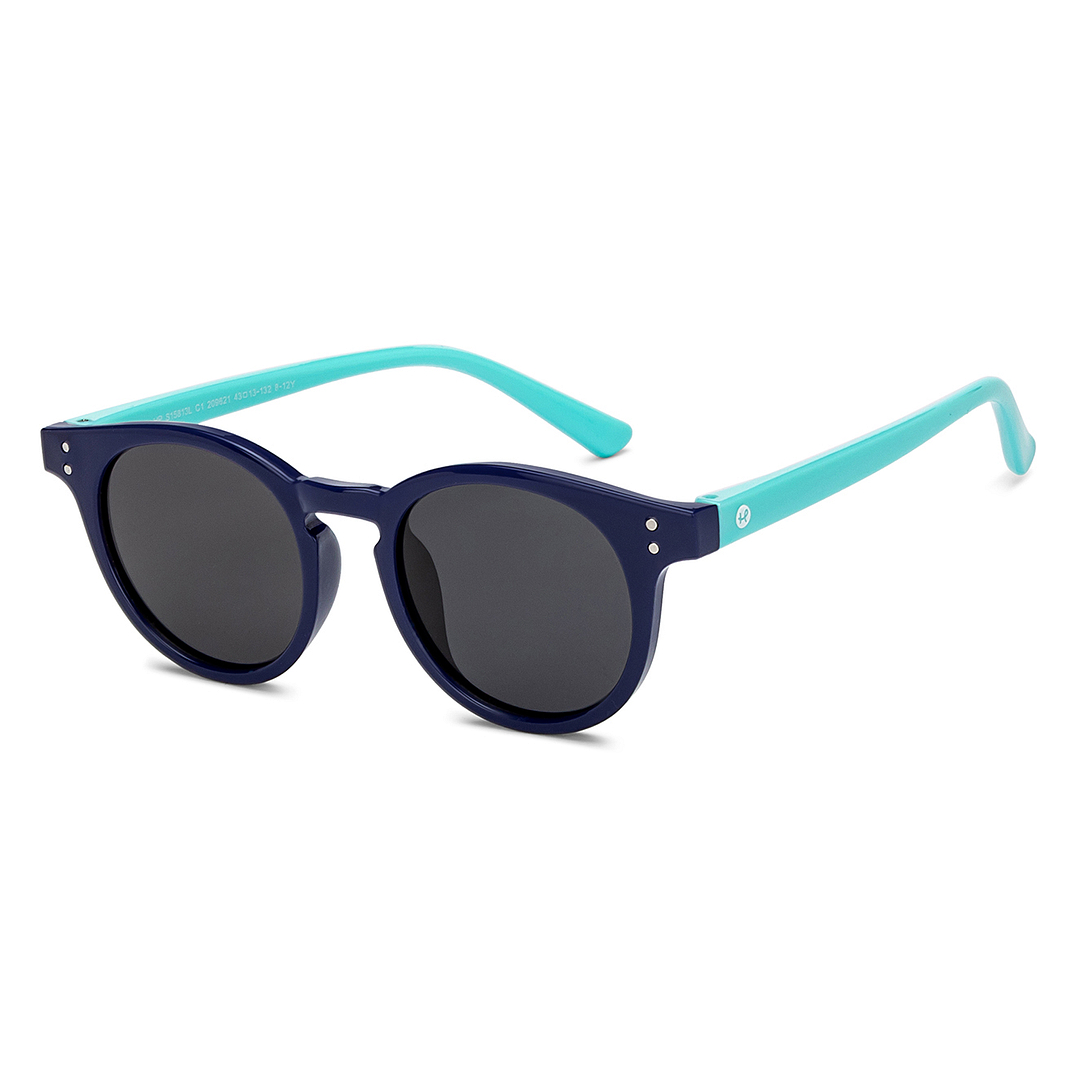Hooper Sky Blue Full Rim Round right side