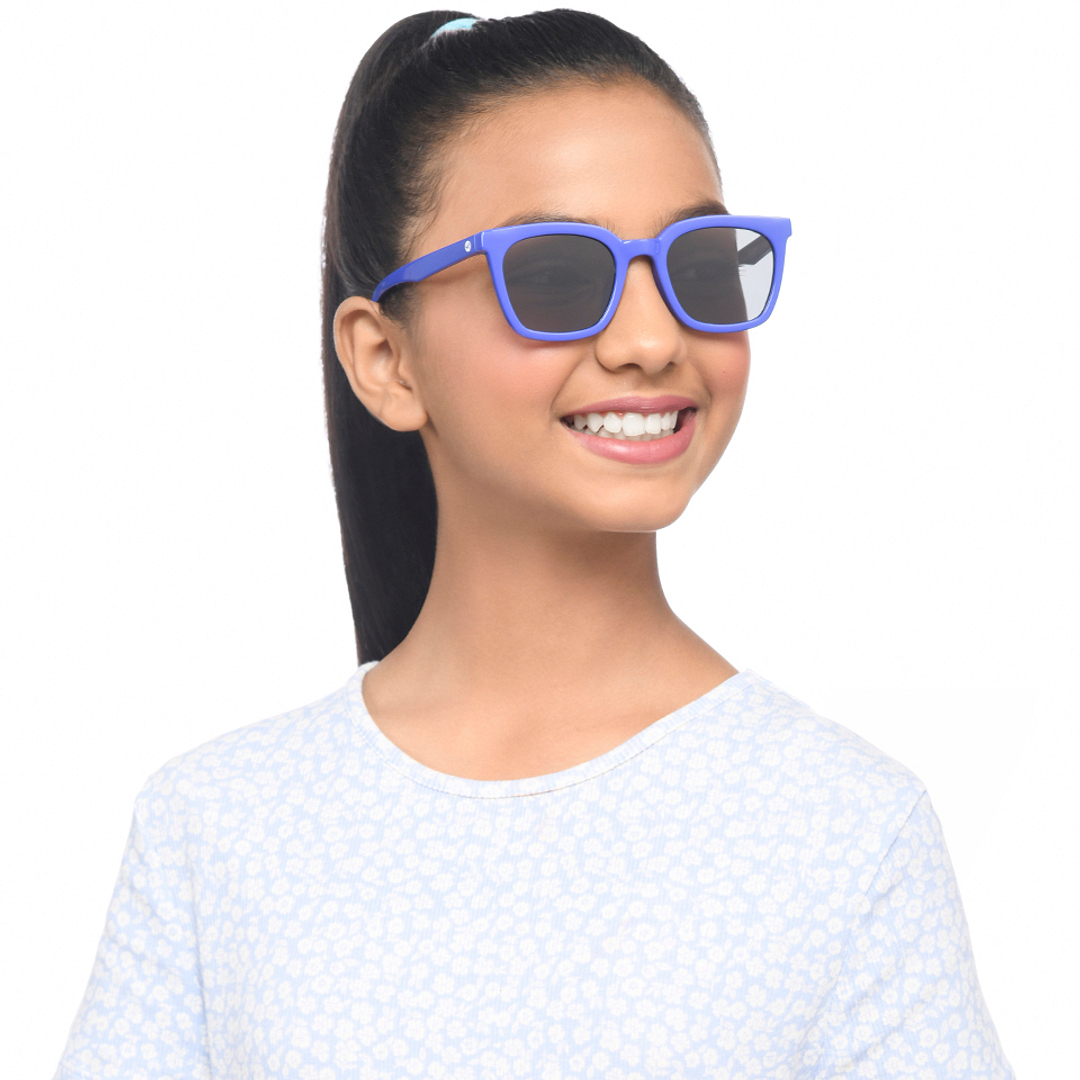 Hooper Sky Blue Full Rim Square right side