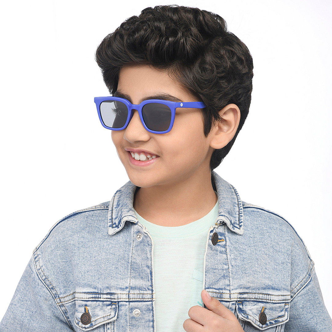 Hooper Sky Blue Full Rim Square right side