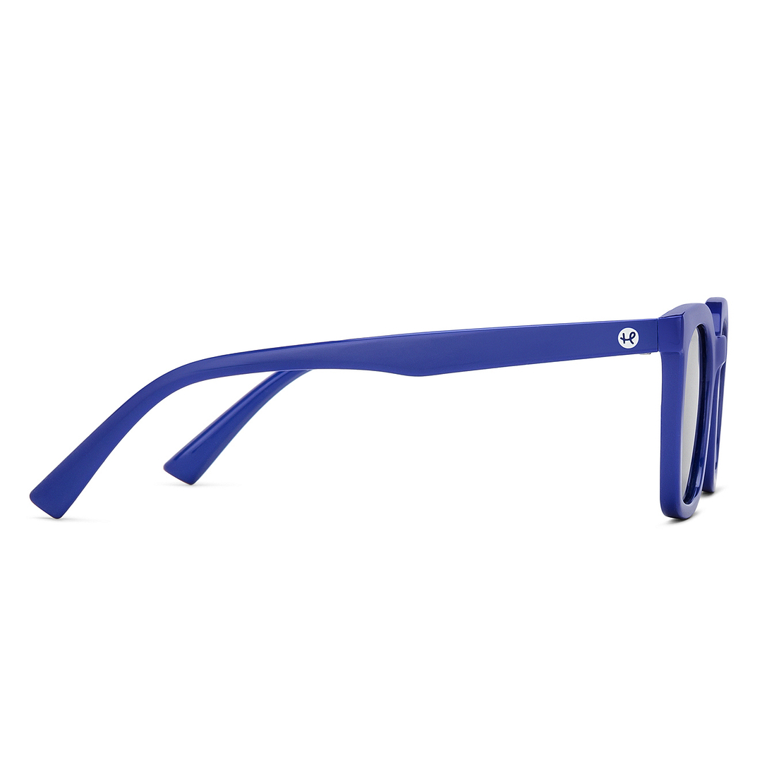 Hooper Sky Blue Full Rim Square left side