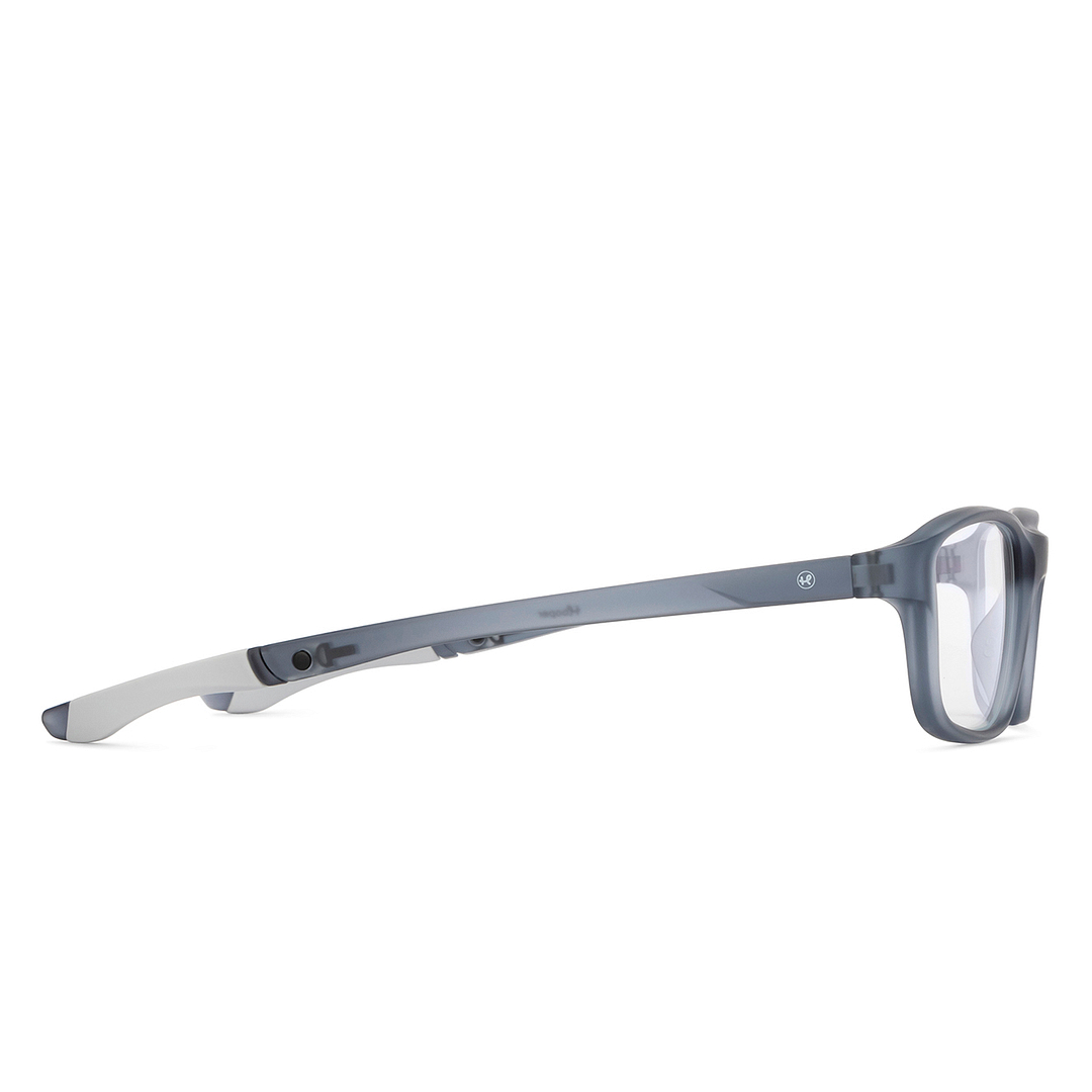 Hooper Online Light Gray Full Rim Rectangle left side