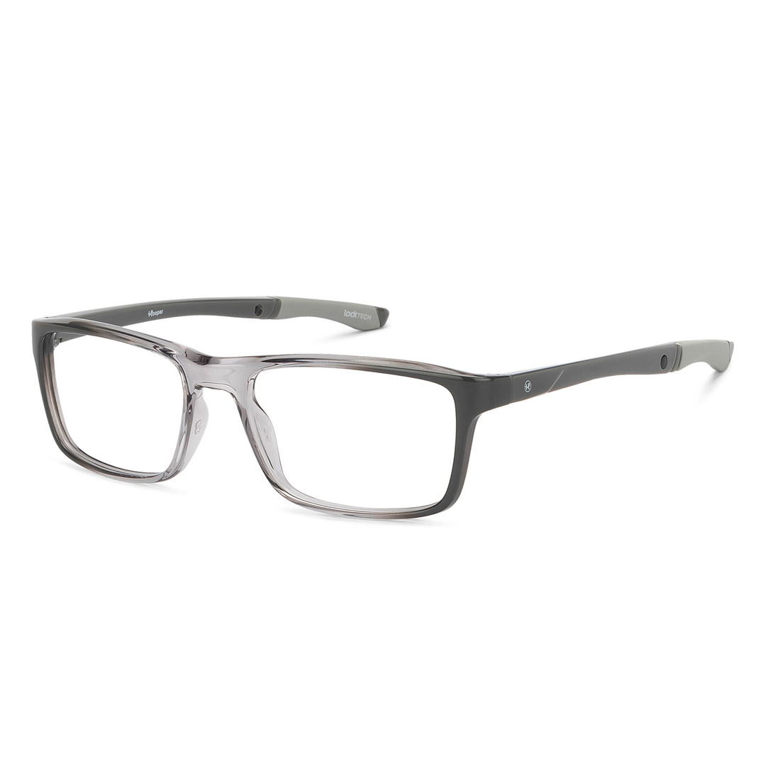 Hooper Online Light Gray Full Rim Rectangle left side