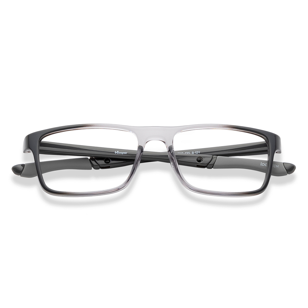 Hooper Online Light Gray Full Rim Rectangle left side