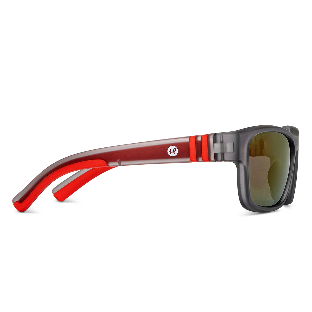 Hooper Light Grey Full Rim Rectangle left side