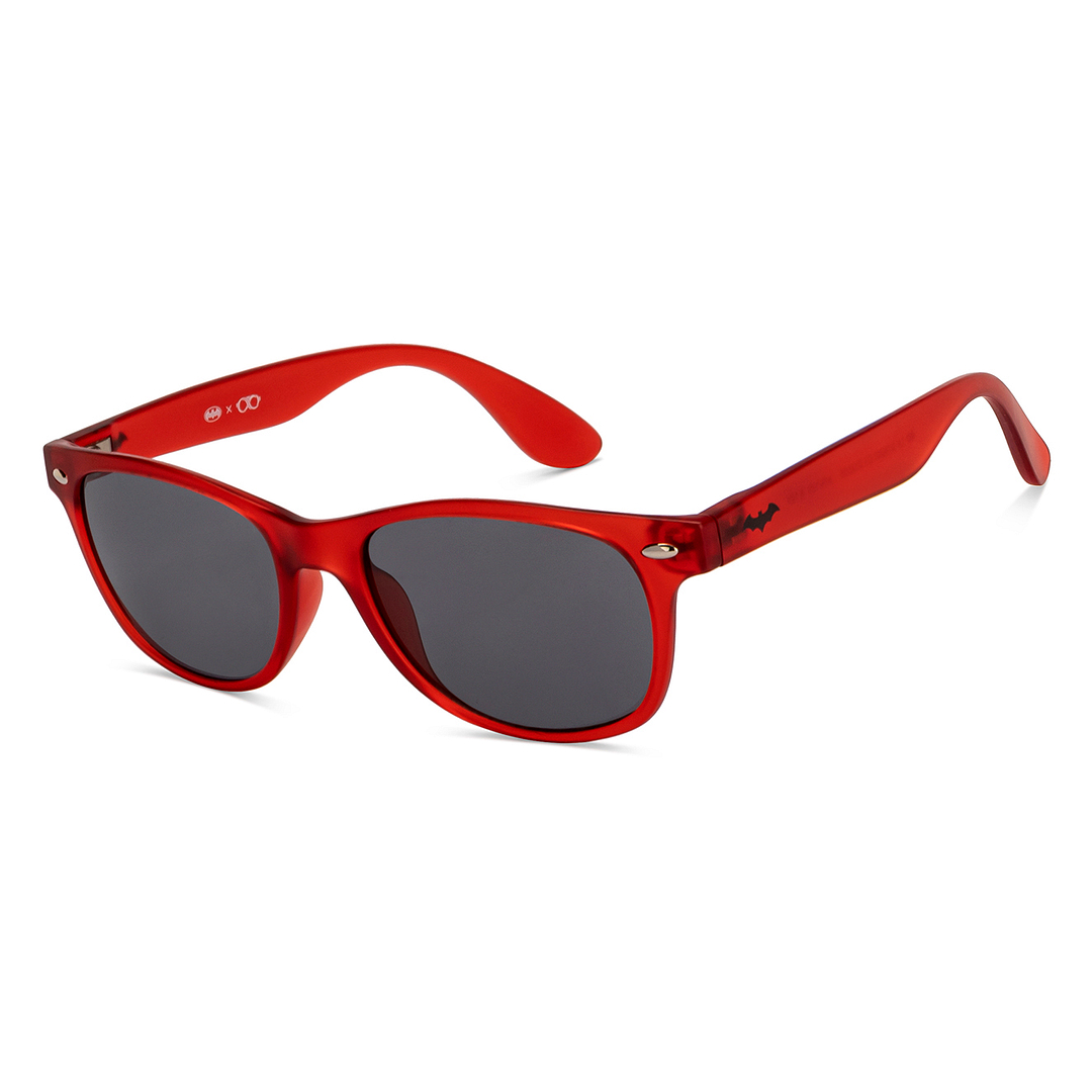 Hooper Red Full Rim Rectangle right side