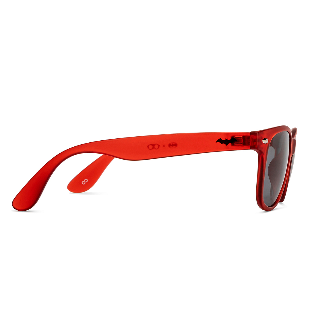 Hooper Red Full Rim Rectangle right side