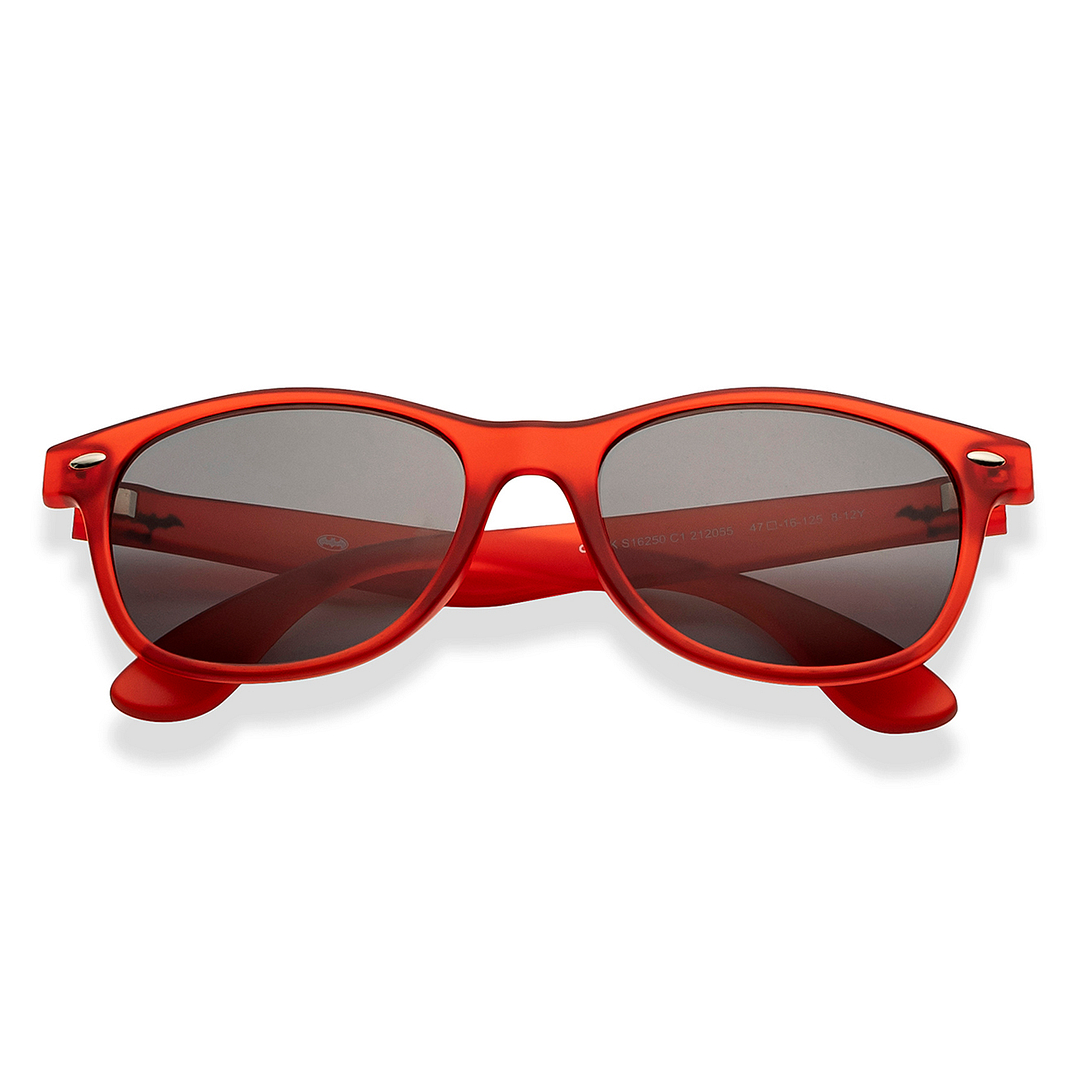 Hooper Red Full Rim Rectangle left side