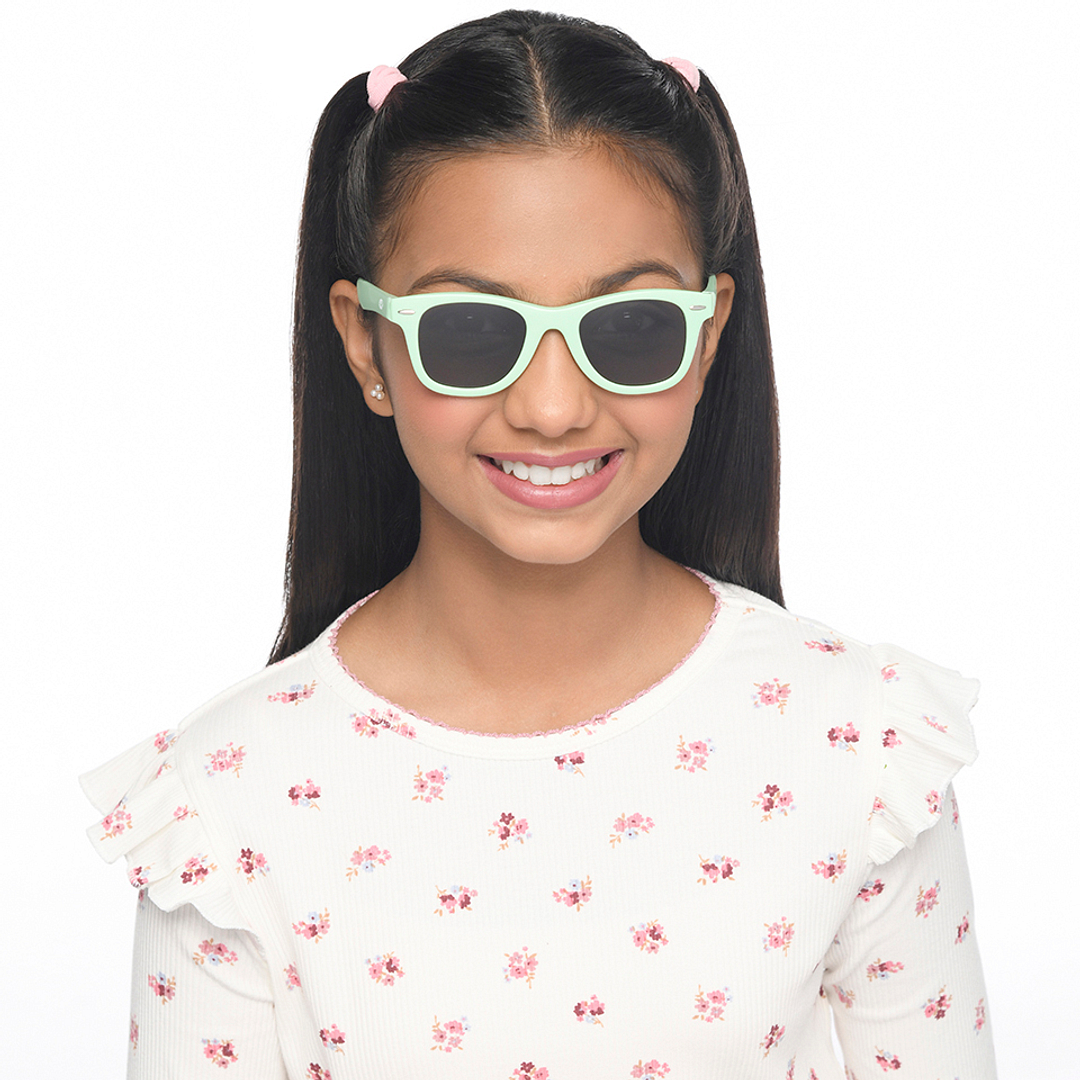 Hooper Light Green Full Rim Square right side