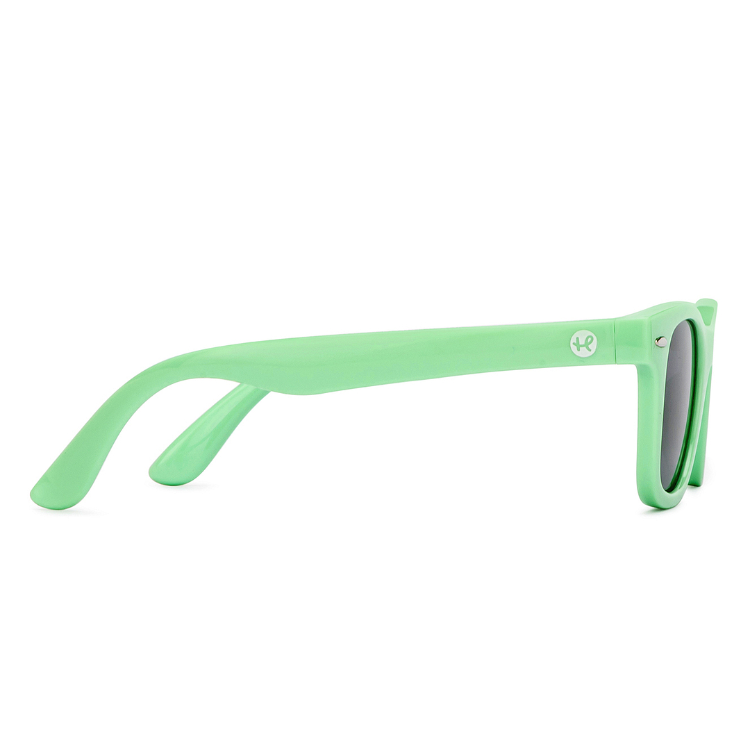 Hooper Light Green Full Rim Square left side