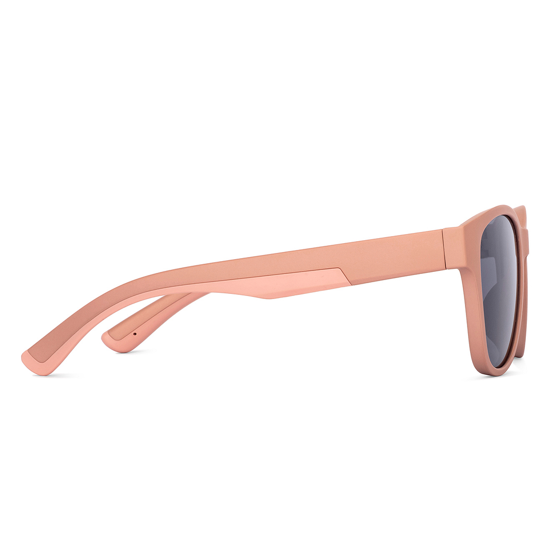 Hooper Peach Pink Full Rim Square left side