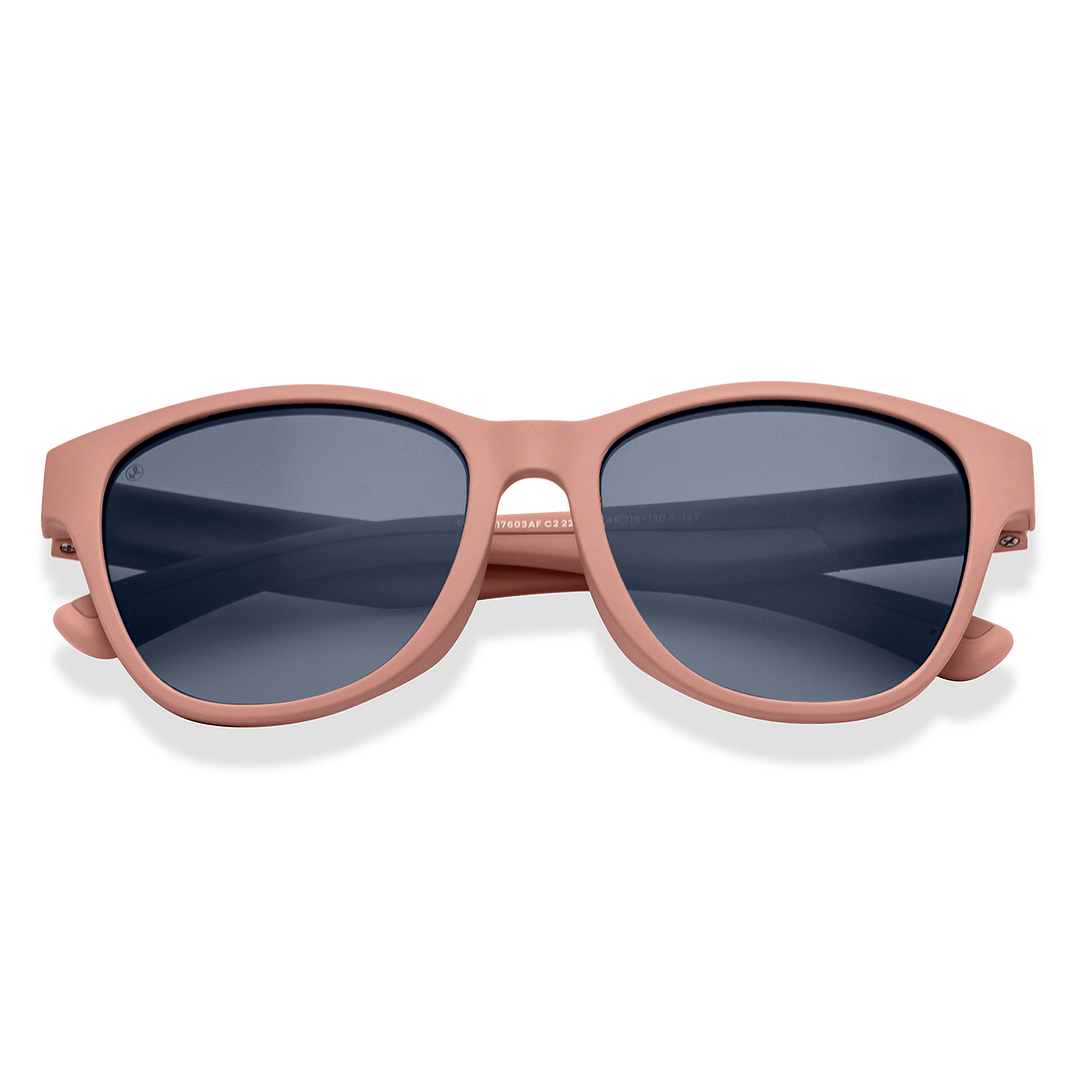 Hooper Peach Pink Full Rim Square left side