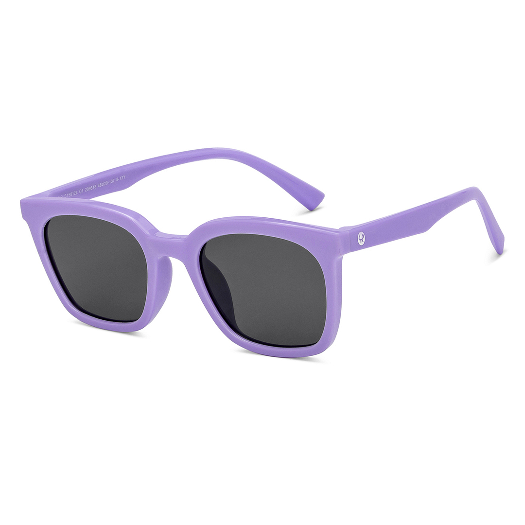 Hooper Purple Full Rim Square left side