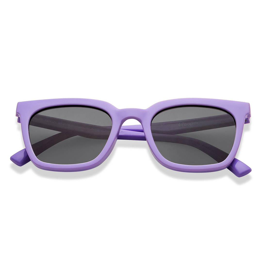 Hooper Purple Full Rim Square left side