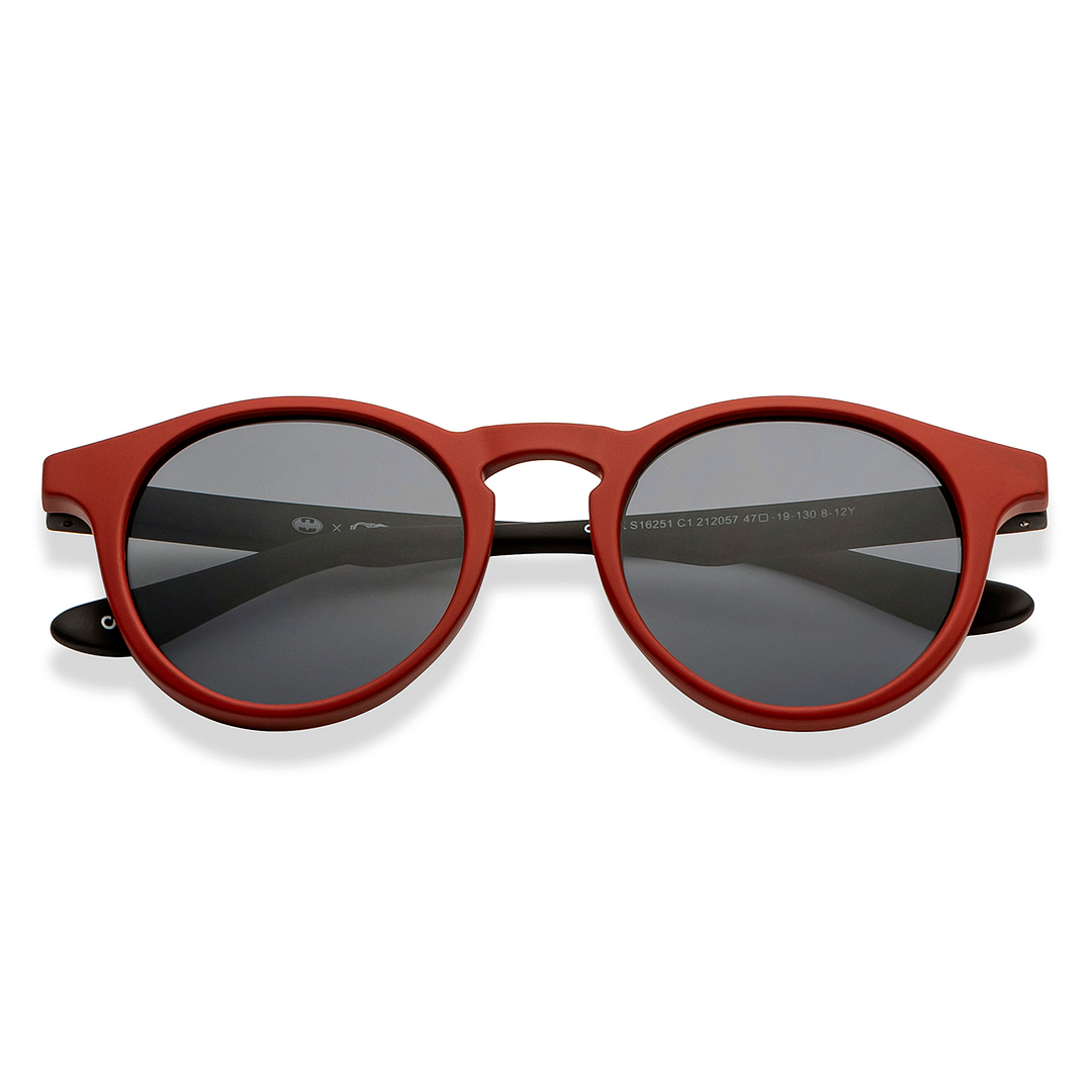 Hooper Red Full Rim Round left side