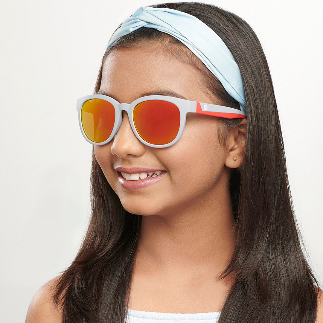 Hooper Light Grey Full Rim Round right side