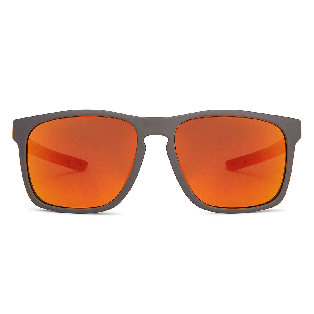 Hooper Light Grey Full Rim Square left side