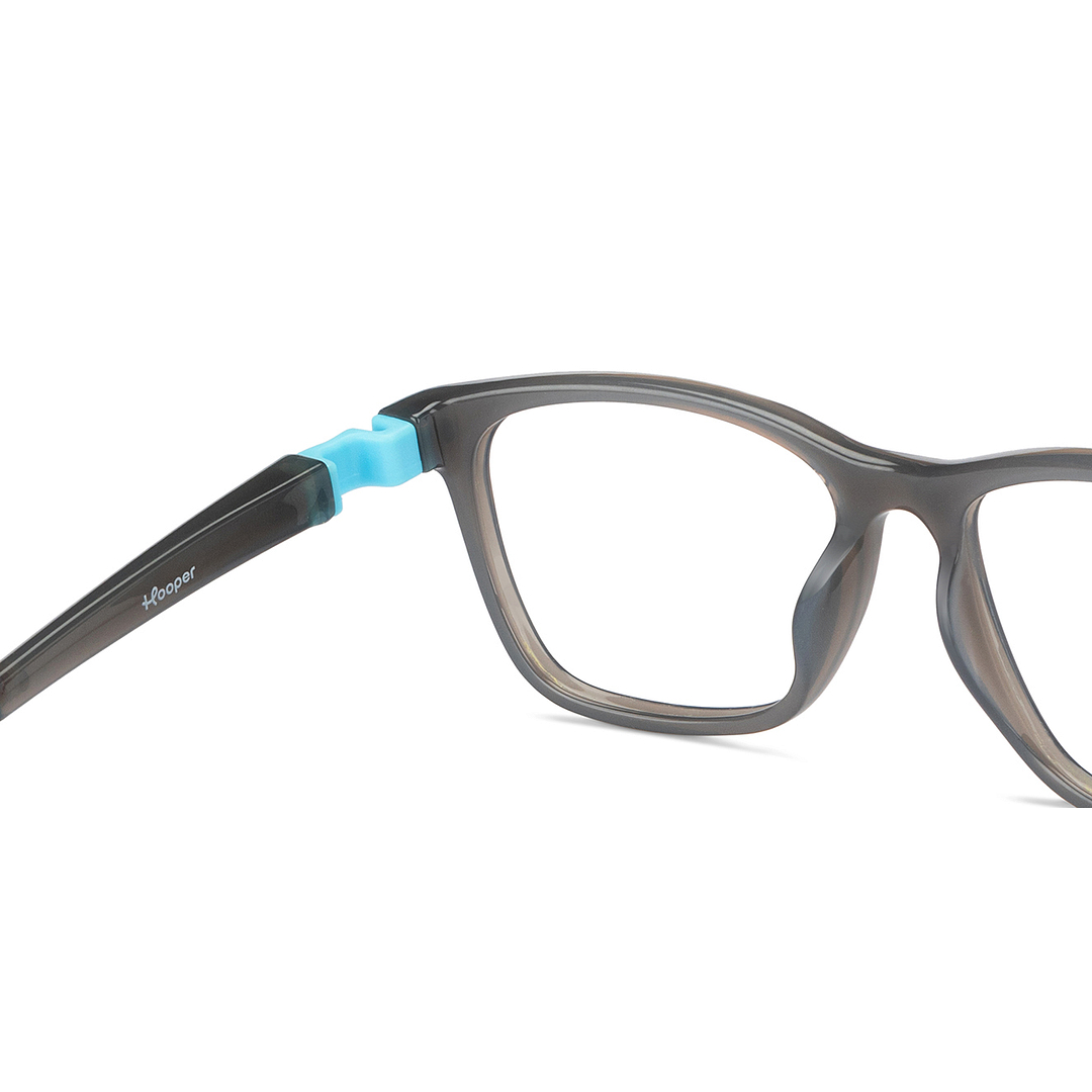Hooper Online Light Gray Full Rim Square left side