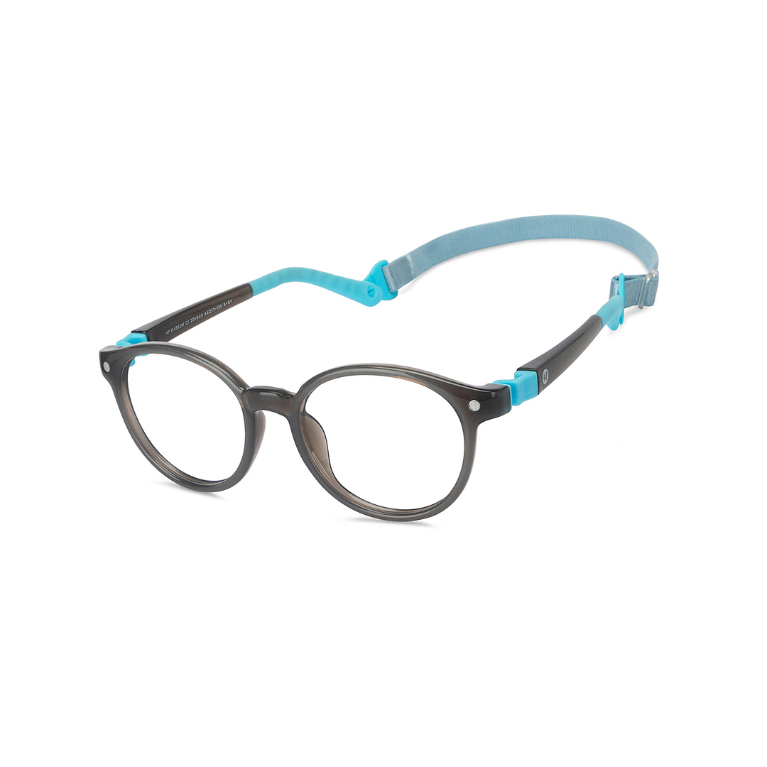 Hooper Online Light Gray Full Rim Round left side