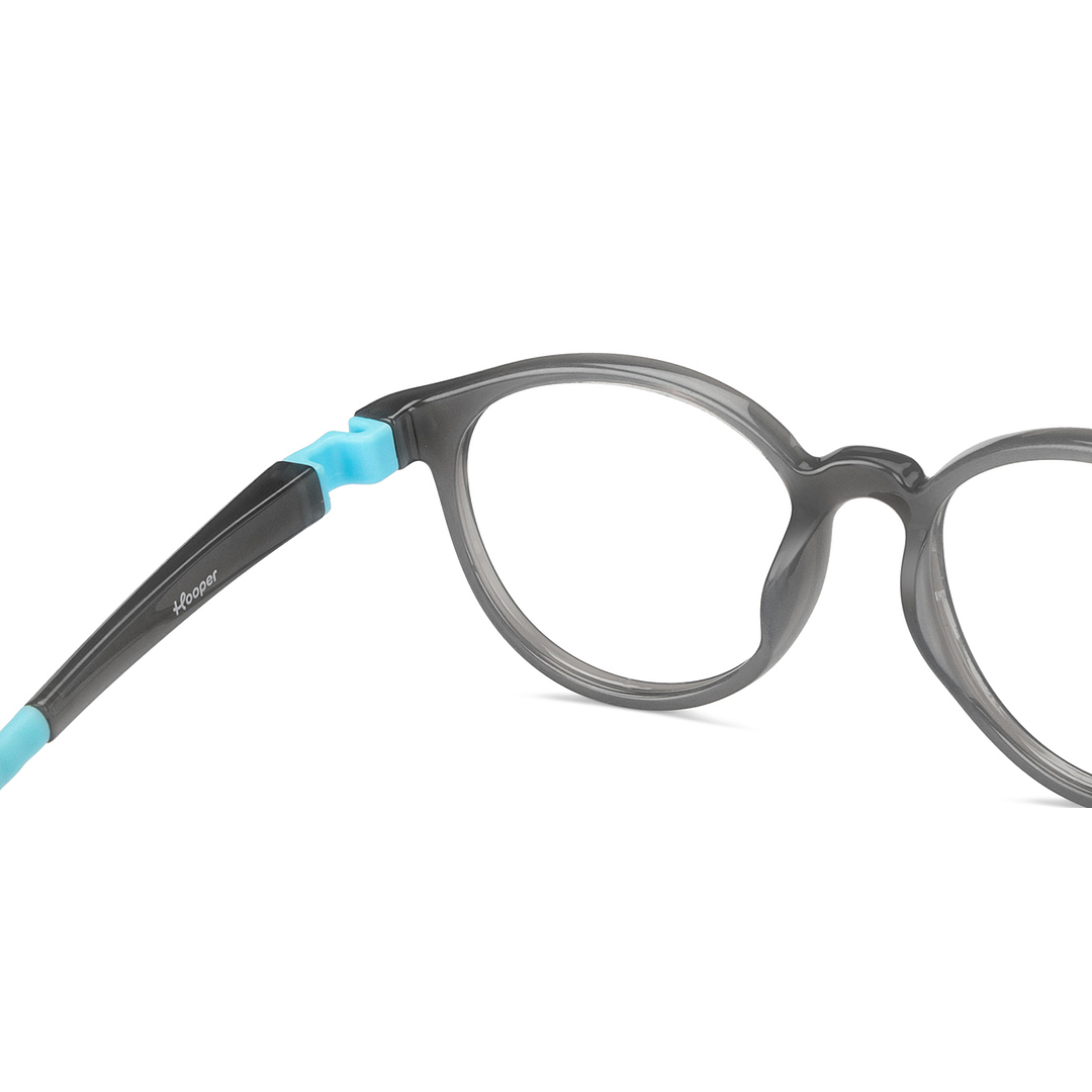 Hooper Online Light Gray Full Rim Round right side