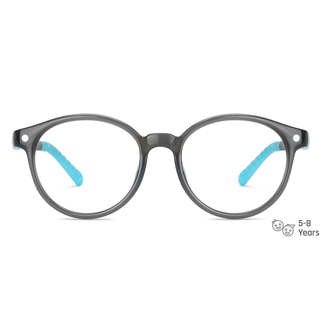 Hooper Online Light Gray Full Rim Round right side