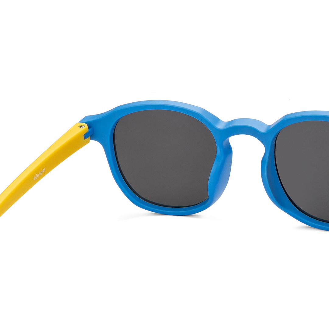 Hooper Sky Blue Full Rim Square right side