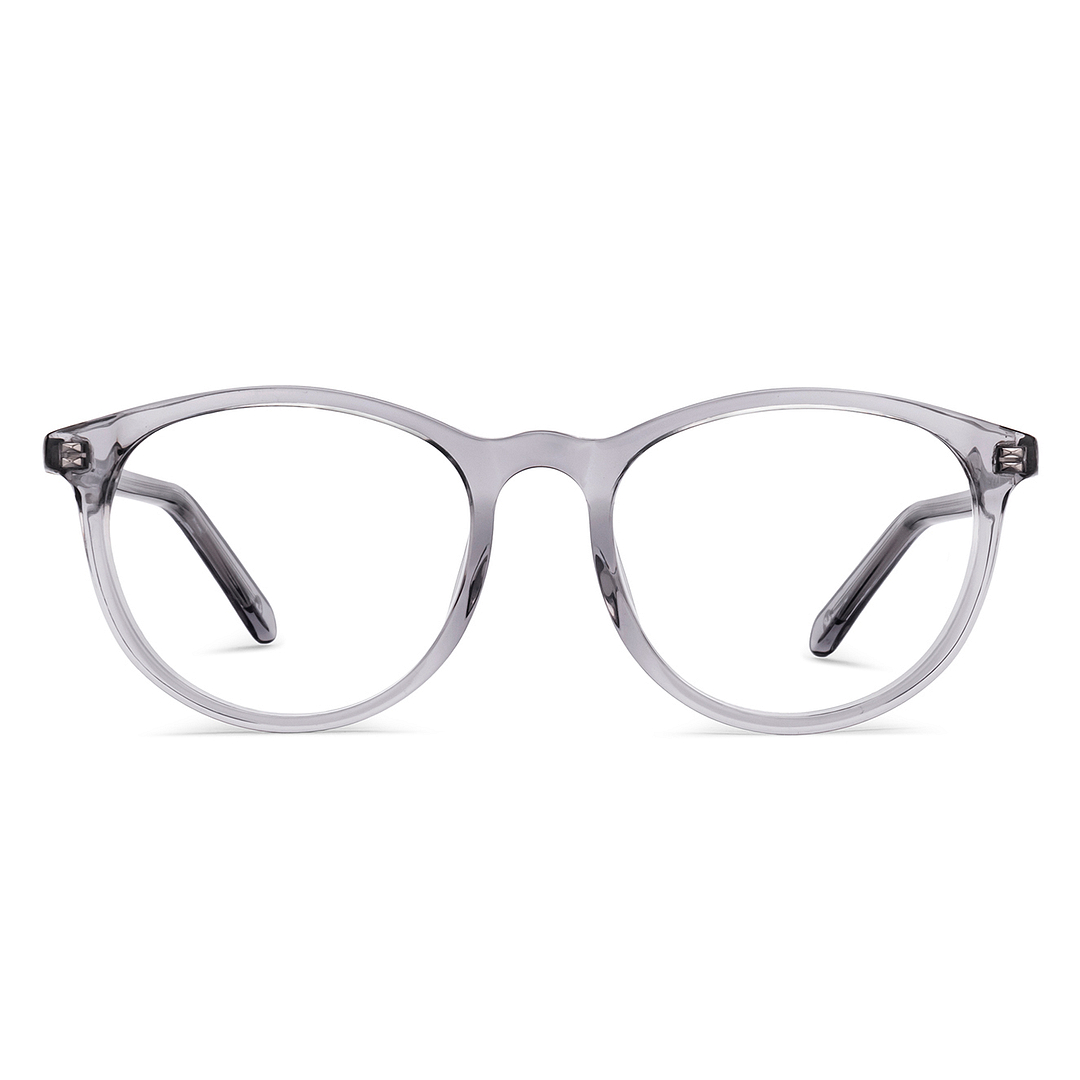 Hooper Online Gray Transparent Full Rim Round right side