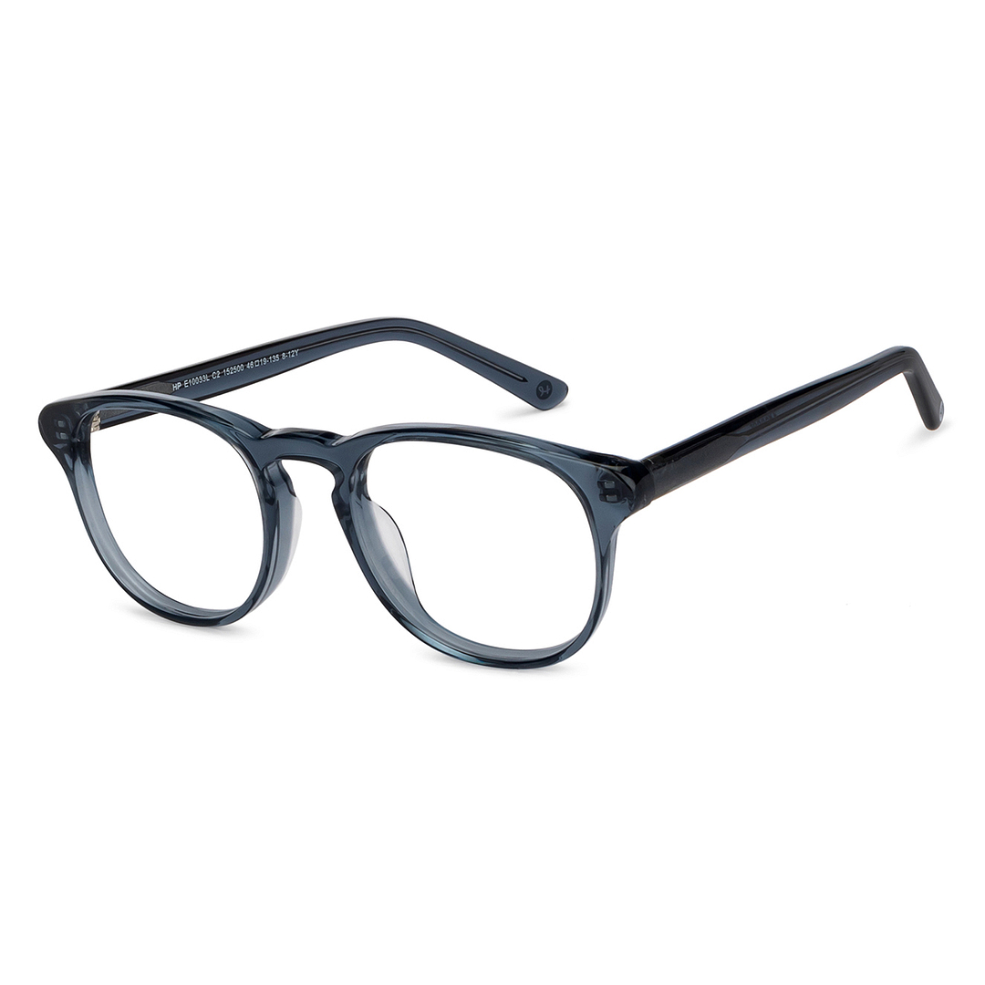 Hooper Online Gray Transparent Full Rim Round right side