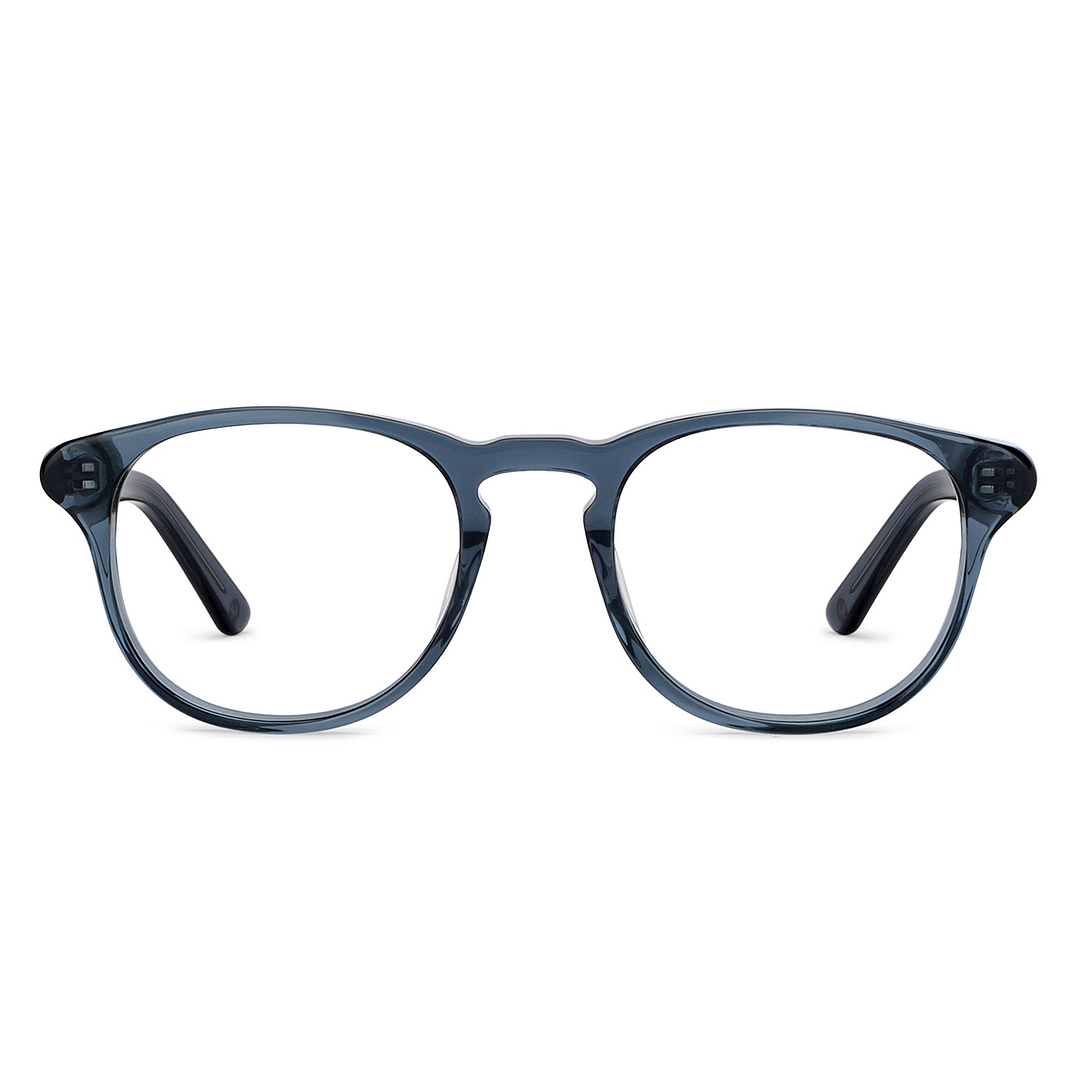 Hooper Online Gray Transparent Full Rim Round right side