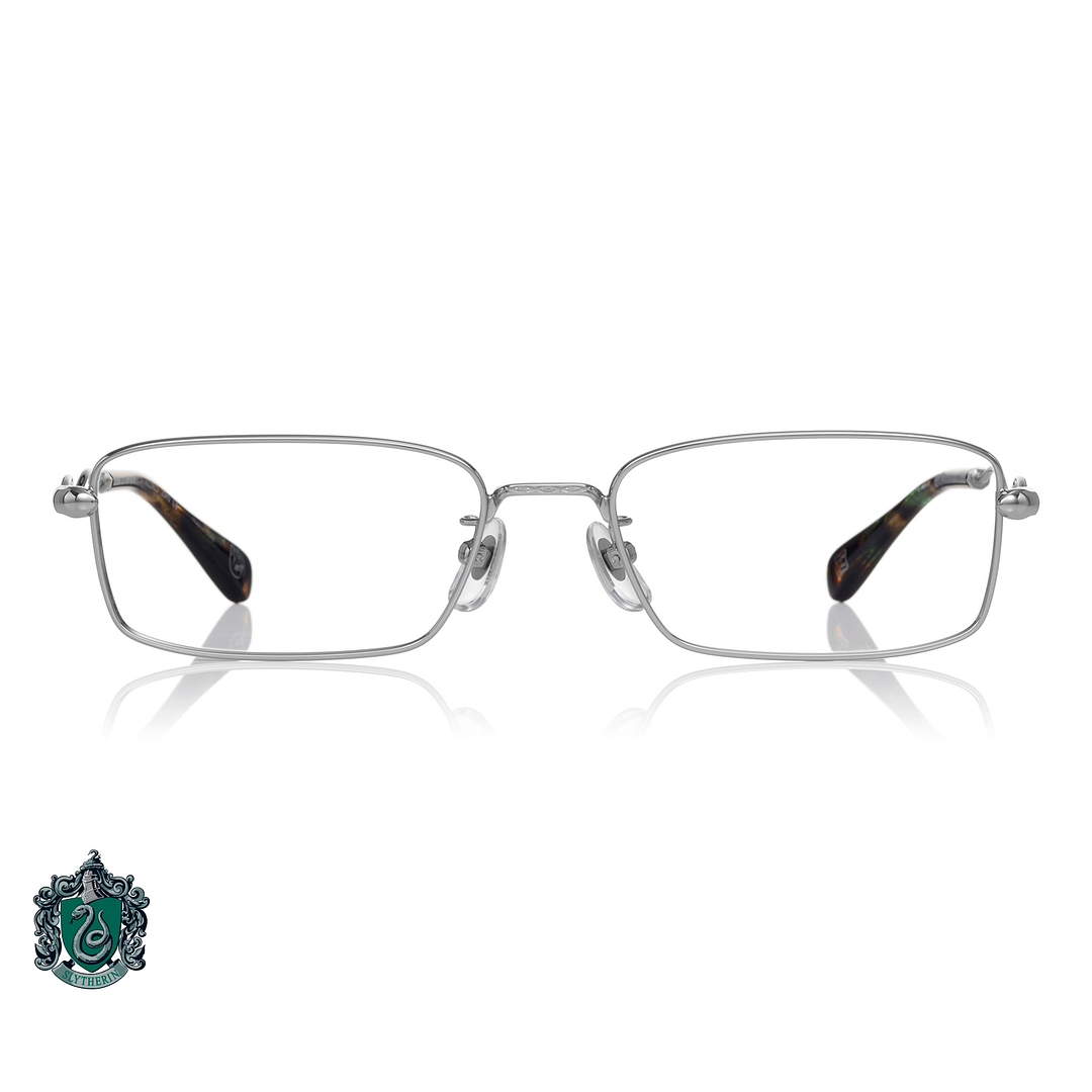 Harry Potter × OWNDAYS Silver Full Rim Rectangle right side