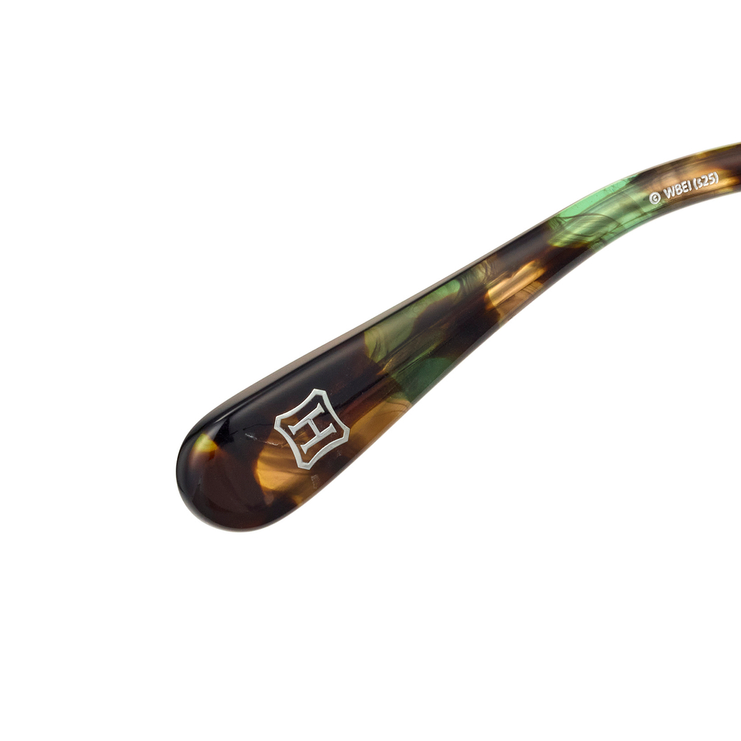 Harry Potter × OWNDAYS Silver Full Rim Rectangle left side