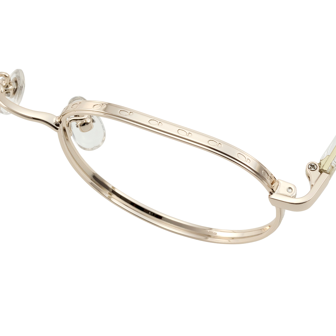 Harry Potter × OWNDAYS Gold Full Rim Boston left side