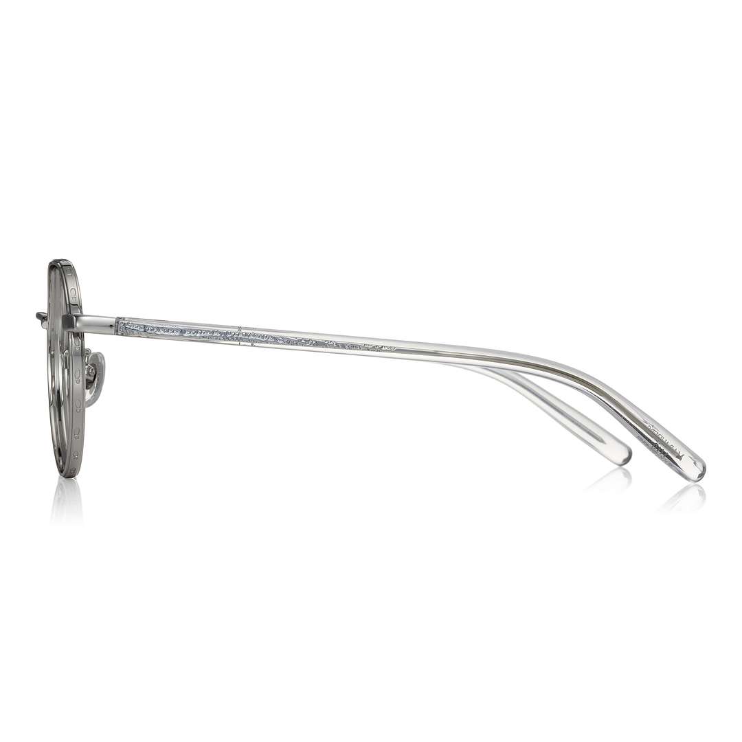 Harry Potter × OWNDAYS Silver Full Rim Boston left side