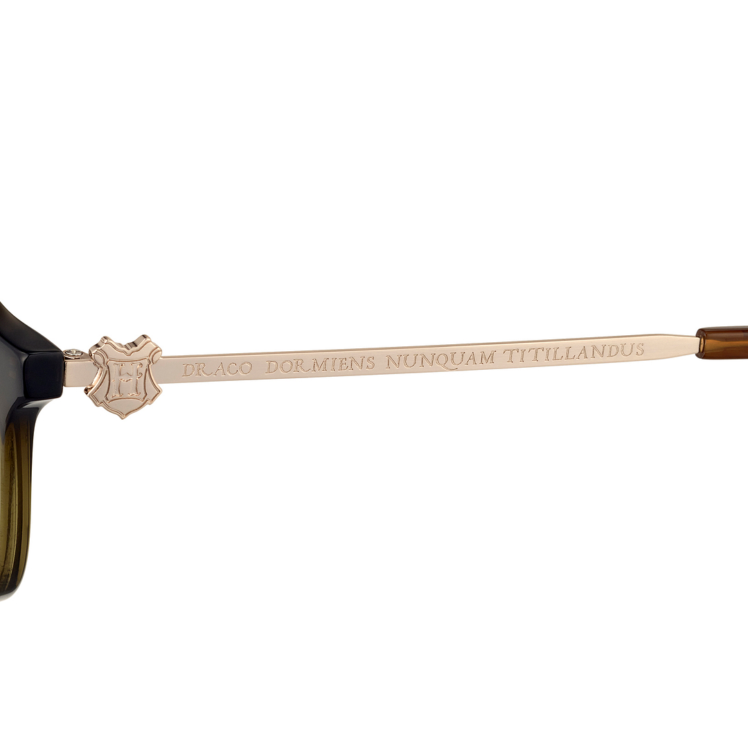 Harry Potter × OWNDAYS Clear Brown Full Rim Boston left side