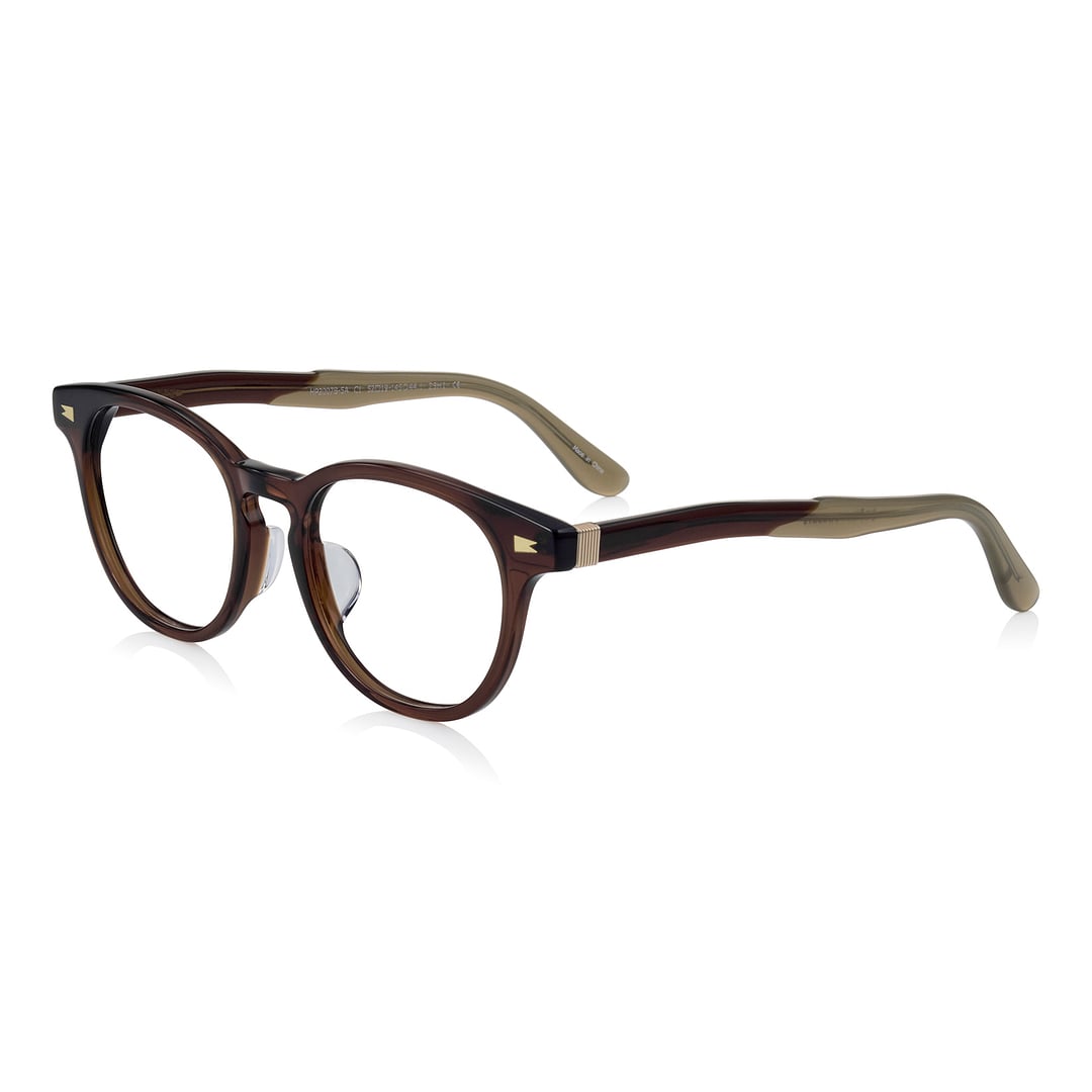 Harry Potter × OWNDAYS Dark Brown Full Rim Wellington left side