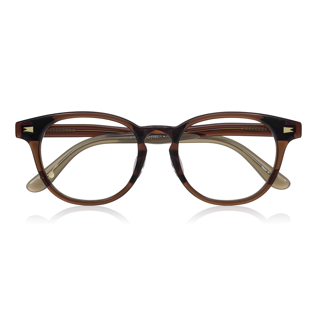 Harry Potter × OWNDAYS Dark Brown Full Rim Wellington right side