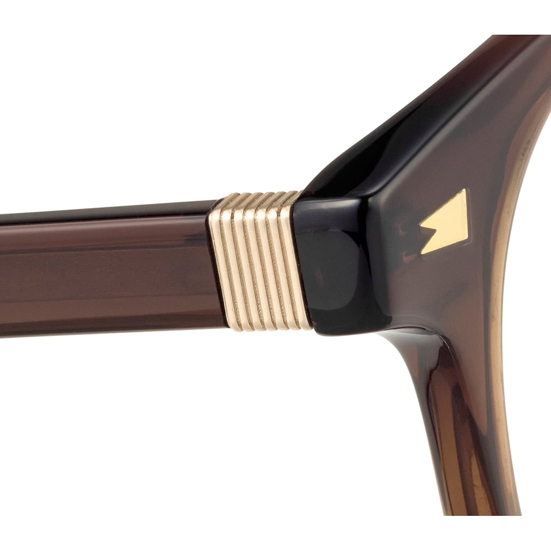 Harry Potter × OWNDAYS Dark Brown Full Rim Wellington right side