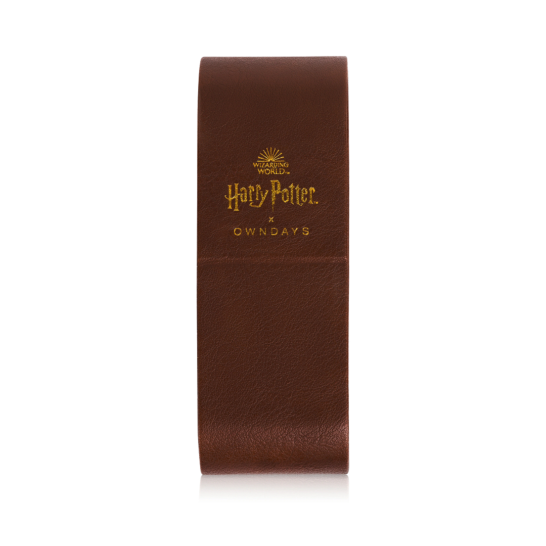 Harry Potter × OWNDAYS Light Brown Full Rim Round right side