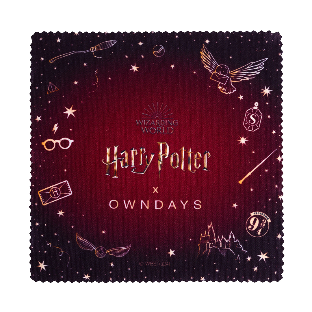 Harry Potter × OWNDAYS Light Brown Full Rim Round left side