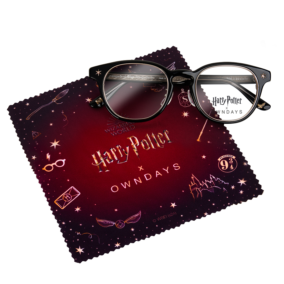 Harry Potter × OWNDAYS Light Brown Full Rim Round right side