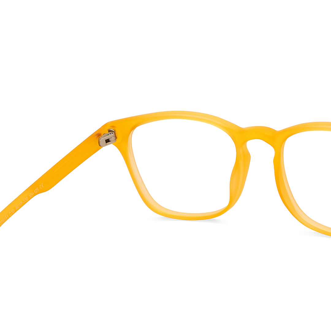 Hooper Screen Glasses Blue Block Phone Screen Glasses : Amber Orange Amber Orange Full Rim Square Hooper Hustlr HP D15011 C10 right side