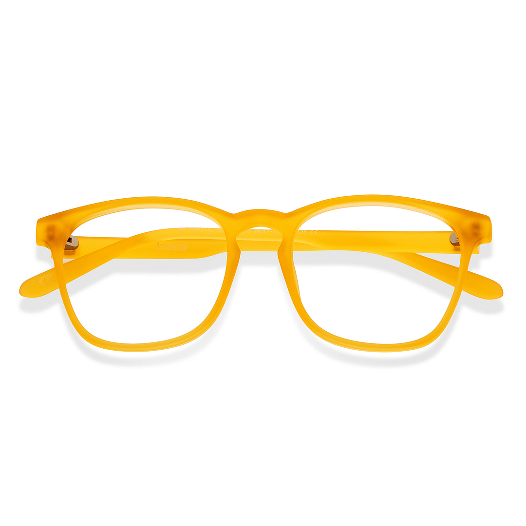 Hooper Screen Glasses Blue Block Phone Screen Glasses : Amber Orange Amber Orange Full Rim Square Hooper Hustlr HP D15011 C10 left side