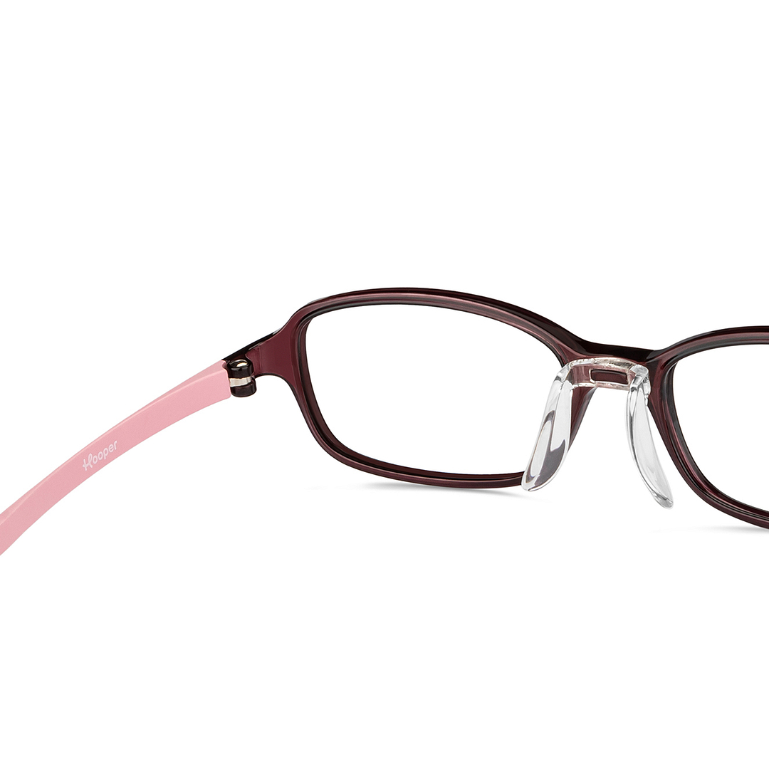 Hooper Online Light Brown Full Rim Rectangle right side